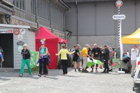 Zieleinlauf beim Biergarten - Brockenwirt