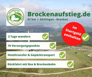 Brockenwanderung Brockenaufstieg Harz Brocken Göttingen wandern