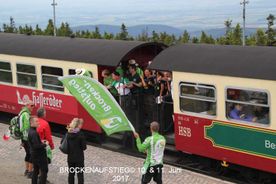Rückfahrt mit der Brockenbahn